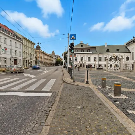 Moderny Prezidentsky Vedla Palaca S Vyhladom ブラチスラヴァ